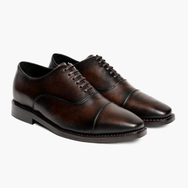 Executive Class Chocolate Version Italian cow leather Good year welted