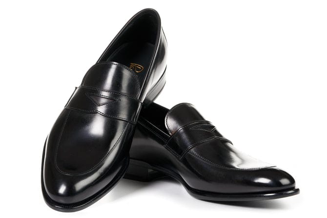 Black Lord Loafers Italian cow leather