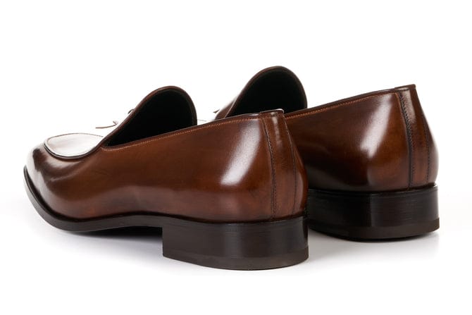Dame Belgium Style Loafers Brown Melody Version