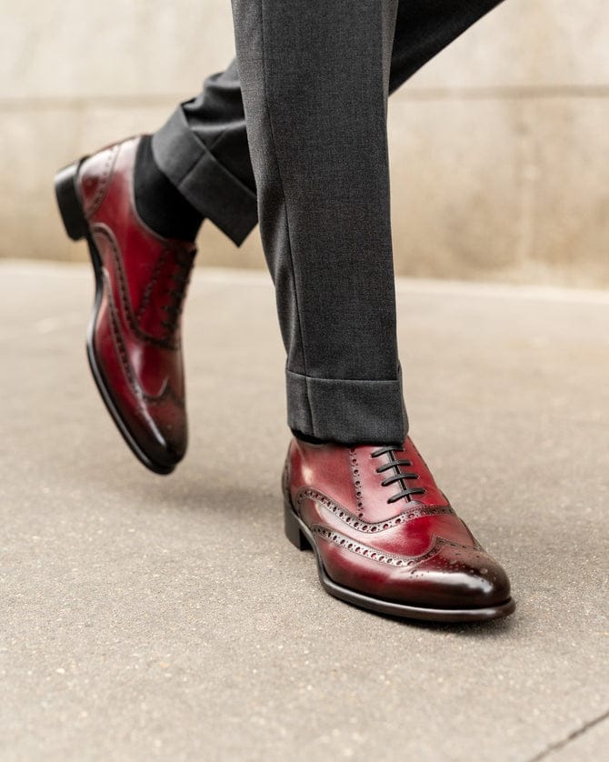 Italian Cherry King Dress Italian cow leather