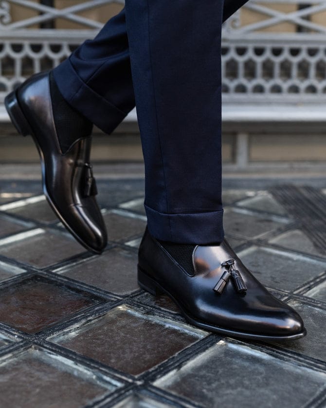 Charlie Chaplin Classical Loafers Italian Cow Leather