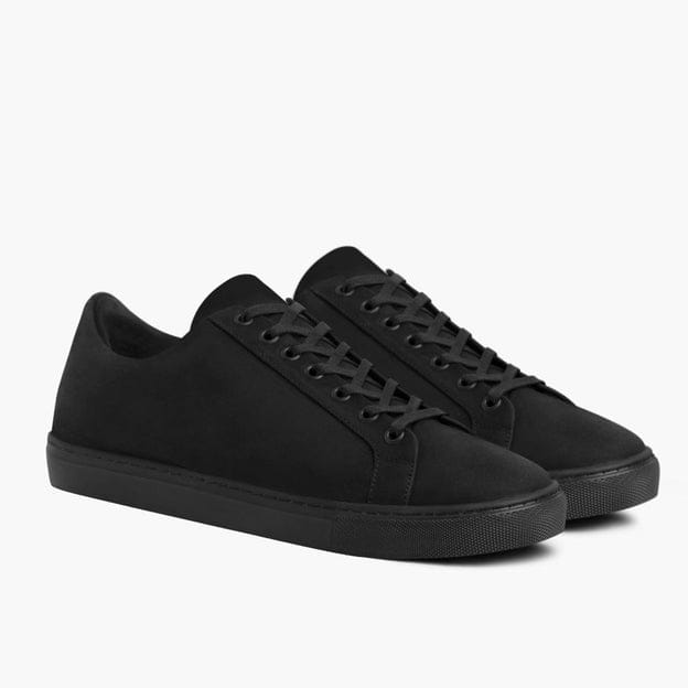 Black Wolf Italian cow Leather Sneakers