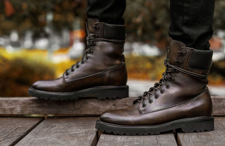 Mountain Climber Italian cow leather Good year welted
