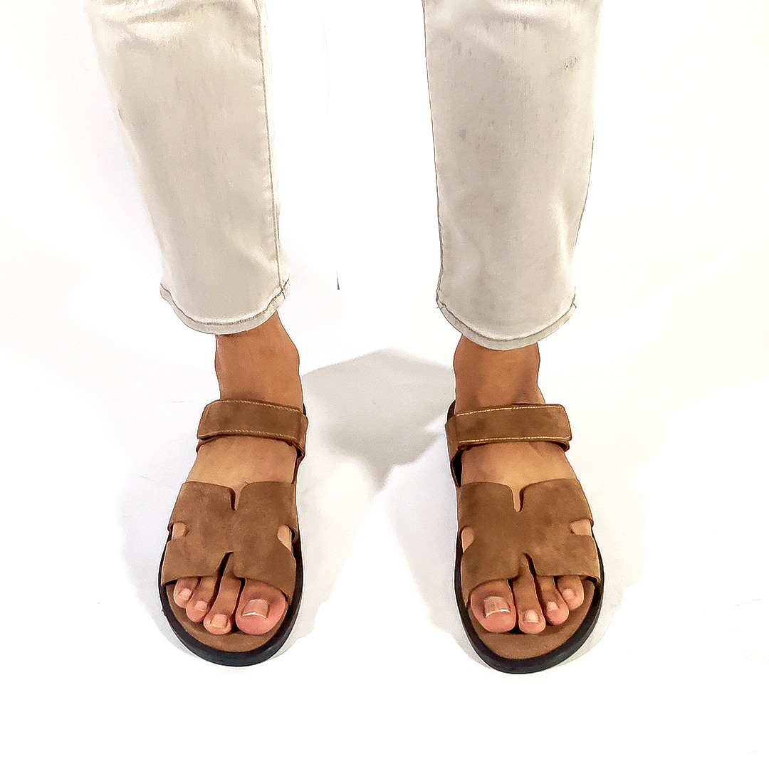 Dace256 Camel Suede italian Cow Leather