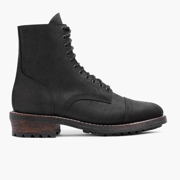 Americana lumberjack black Lion Italian cow leather Good year welted