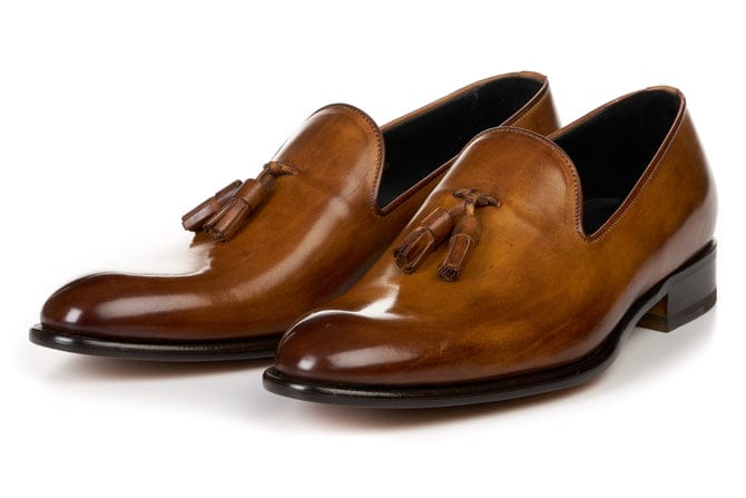 Charlie Chaplin Tassle Loafer Italian leather