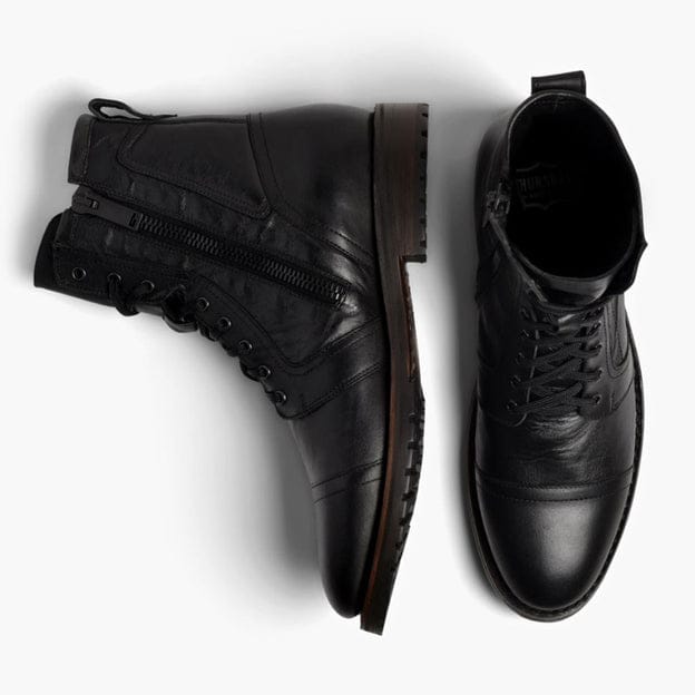 Ghost black fire Italian cow leather Good year welted