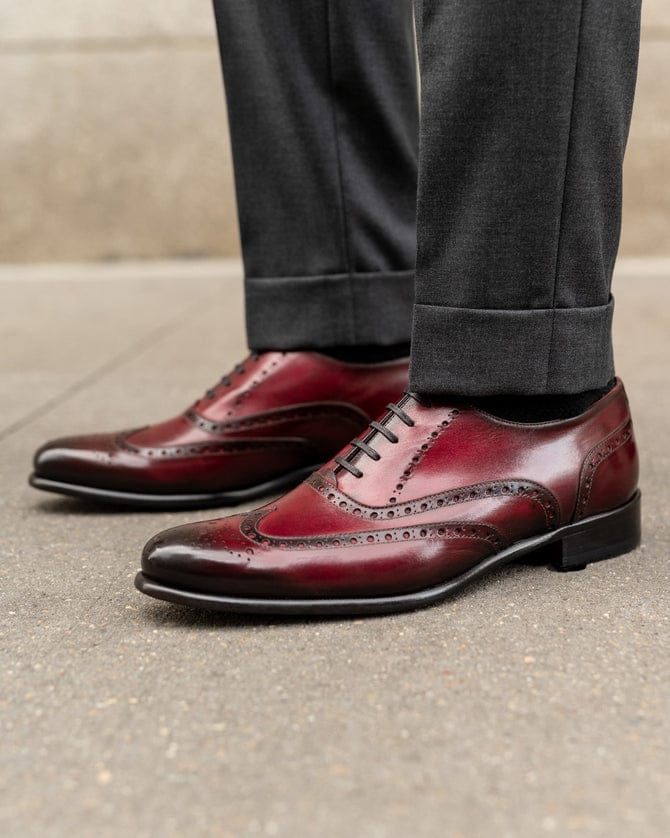 Italian Cherry King Dress Italian cow leather