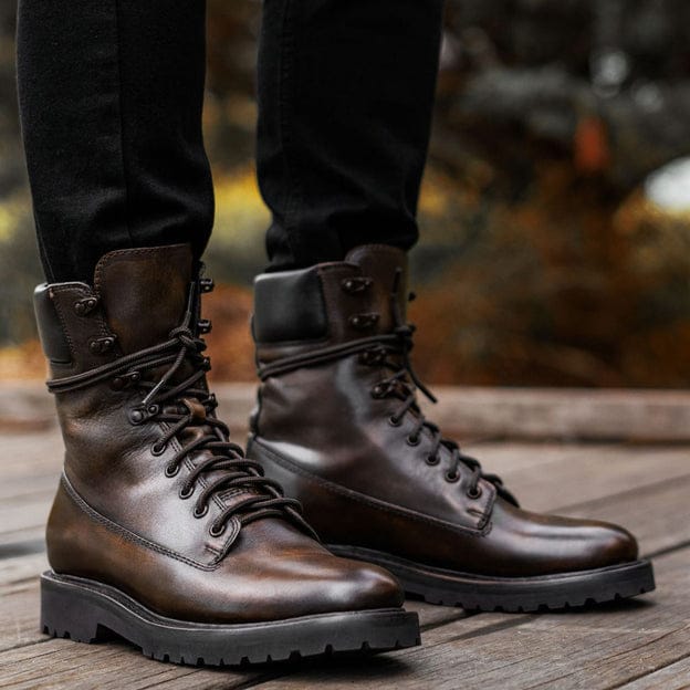 Mountain Climber Italian cow leather Good year welted